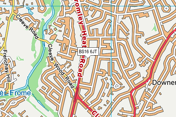 BS16 6JT map - OS VectorMap District (Ordnance Survey) BS16 6JT map - OS VectorMap District (Ordnance Survey)