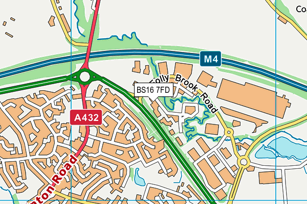 BS16 7FD map - OS VectorMap District (Ordnance Survey) BS16 7FD map - OS VectorMap District (Ordnance Survey)