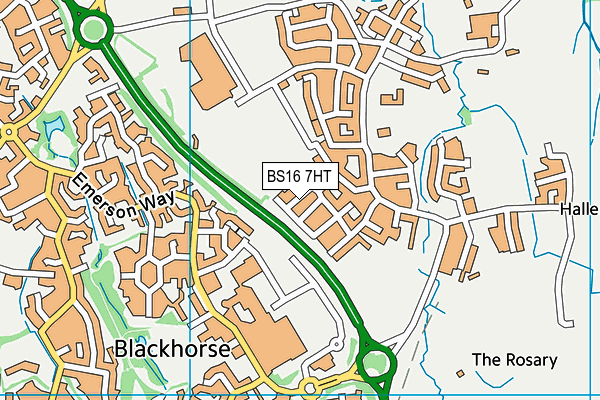 BS16 7HT map - OS VectorMap District (Ordnance Survey) BS16 7HT map - OS VectorMap District (Ordnance Survey)