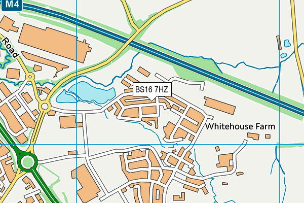 BS16 7HZ map - OS VectorMap District (Ordnance Survey) BS16 7HZ map - OS VectorMap District (Ordnance Survey)