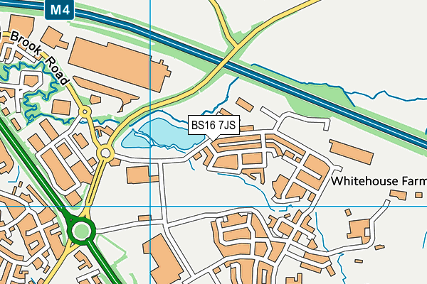 BS16 7JS map - OS VectorMap District (Ordnance Survey) BS16 7JS map - OS VectorMap District (Ordnance Survey)