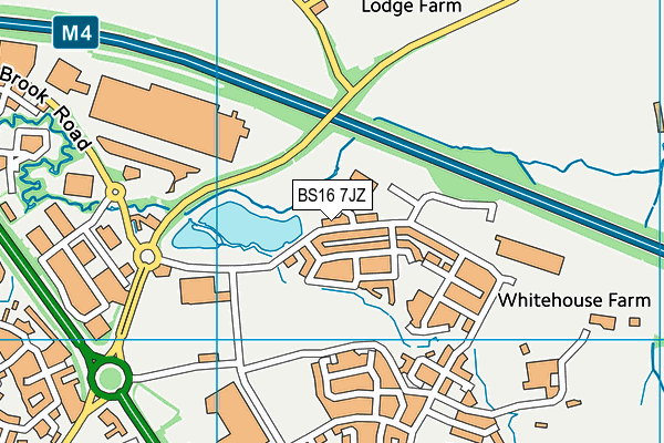 BS16 7JZ map - OS VectorMap District (Ordnance Survey) BS16 7JZ map - OS VectorMap District (Ordnance Survey)