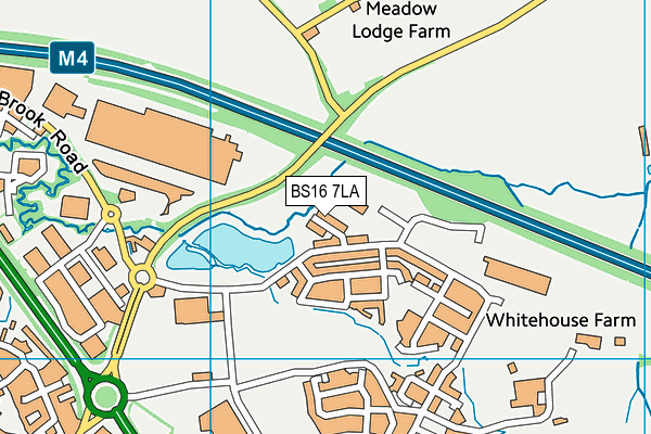 BS16 7LA map - OS VectorMap District (Ordnance Survey) BS16 7LA map - OS VectorMap District (Ordnance Survey)