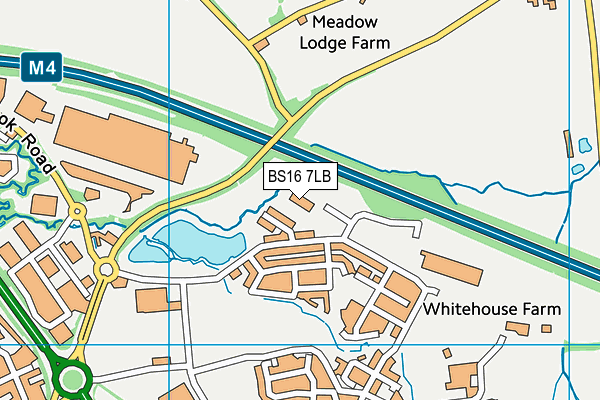 BS16 7LB map - OS VectorMap District (Ordnance Survey) BS16 7LB map - OS VectorMap District (Ordnance Survey)