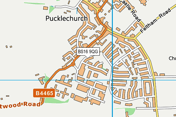 BS16 9QG map - OS VectorMap District (Ordnance Survey) BS16 9QG map - OS VectorMap District (Ordnance Survey)