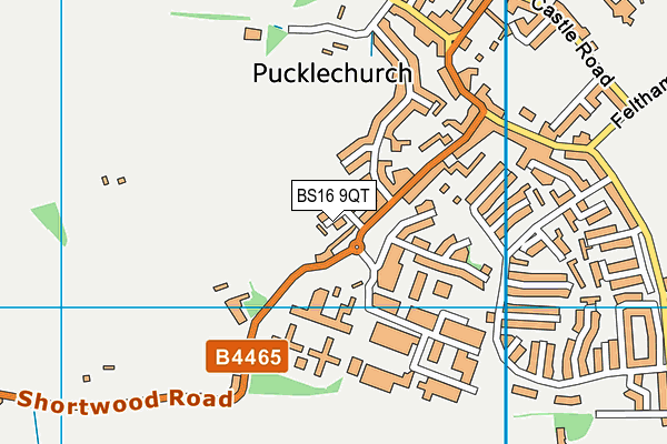 BS16 9QT map - OS VectorMap District (Ordnance Survey) BS16 9QT map - OS VectorMap District (Ordnance Survey)