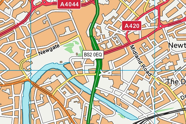BS2 0EQ map - OS VectorMap District (Ordnance Survey) BS2 0EQ map - OS VectorMap District (Ordnance Survey)