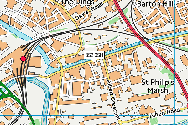 BS2 0SH map - OS VectorMap District (Ordnance Survey) BS2 0SH map - OS VectorMap District (Ordnance Survey)