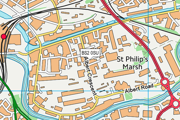 BS2 0SU map - OS VectorMap District (Ordnance Survey) BS2 0SU map - OS VectorMap District (Ordnance Survey)