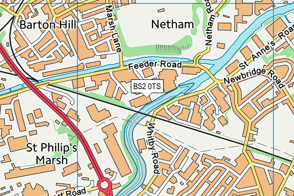 BS2 0TS map - OS VectorMap District (Ordnance Survey) BS2 0TS map - OS VectorMap District (Ordnance Survey)