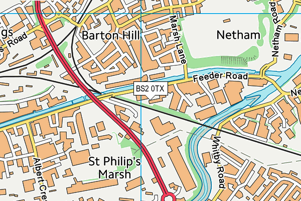 BS2 0TX map - OS VectorMap District (Ordnance Survey) BS2 0TX map - OS VectorMap District (Ordnance Survey)