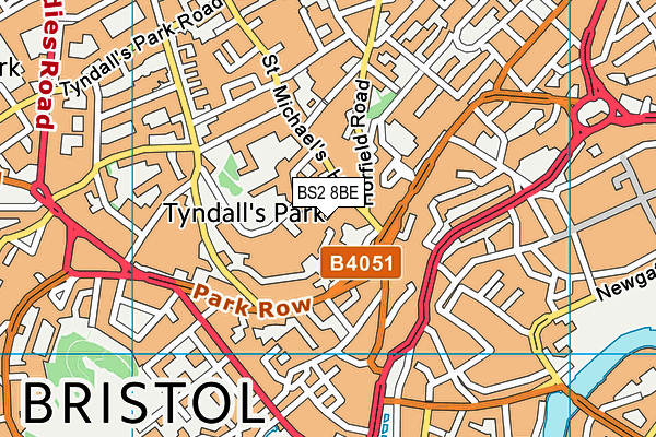 BS2 8BE map - OS VectorMap District (Ordnance Survey) BS2 8BE map - OS VectorMap District (Ordnance Survey)
