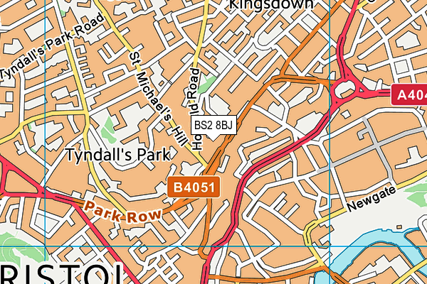 BS2 8BJ map - OS VectorMap District (Ordnance Survey) BS2 8BJ map - OS VectorMap District (Ordnance Survey)