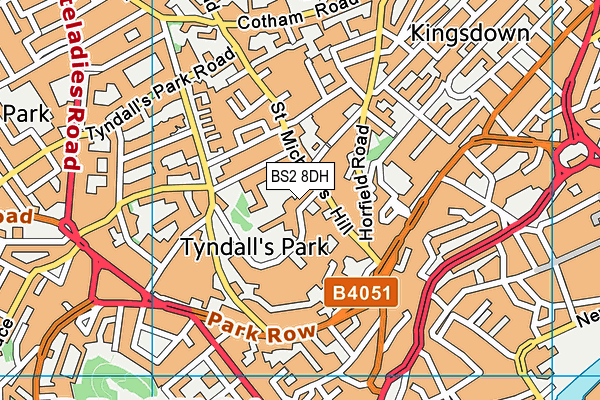 BS2 8DH map - OS VectorMap District (Ordnance Survey) BS2 8DH map - OS VectorMap District (Ordnance Survey)