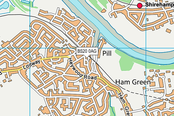 BS20 0AG map - OS VectorMap District (Ordnance Survey) BS20 0AG map - OS VectorMap District (Ordnance Survey)