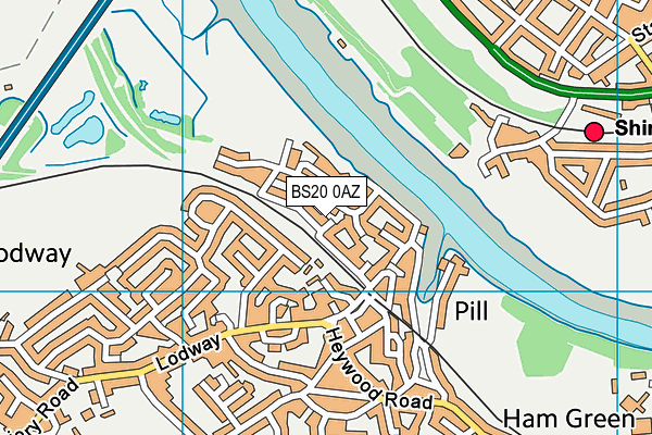 BS20 0AZ map - OS VectorMap District (Ordnance Survey) BS20 0AZ map - OS VectorMap District (Ordnance Survey)
