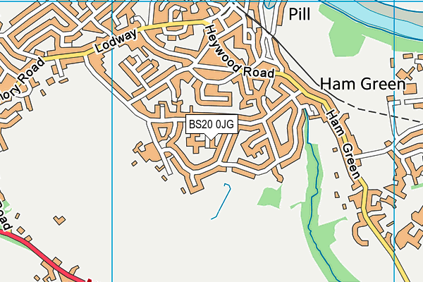 BS20 0JG map - OS VectorMap District (Ordnance Survey) BS20 0JG map - OS VectorMap District (Ordnance Survey)