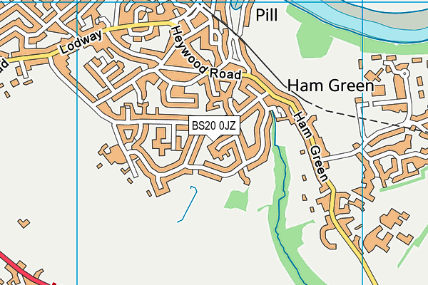 BS20 0JZ map - OS VectorMap District (Ordnance Survey) BS20 0JZ map - OS VectorMap District (Ordnance Survey)