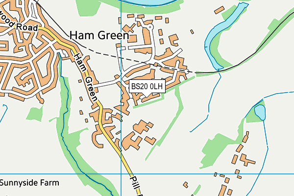 BS20 0LH map - OS VectorMap District (Ordnance Survey)