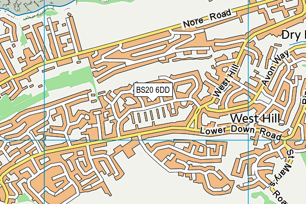 BS20 6DD map - OS VectorMap District (Ordnance Survey) BS20 6DD map - OS VectorMap District (Ordnance Survey)