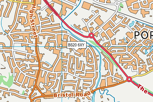 BS20 6XY map - OS VectorMap District (Ordnance Survey)