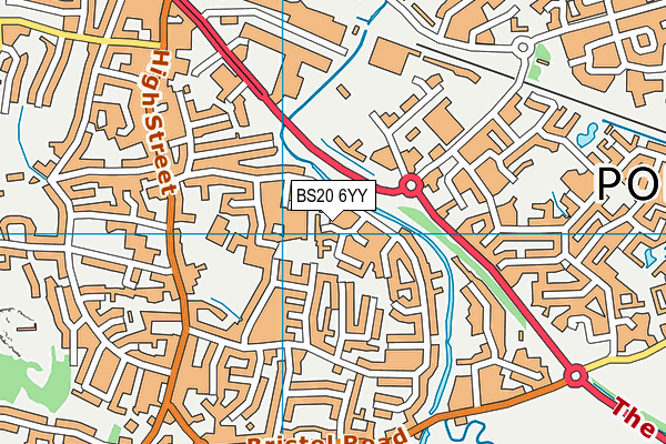 BS20 6YY map - OS VectorMap District (Ordnance Survey)