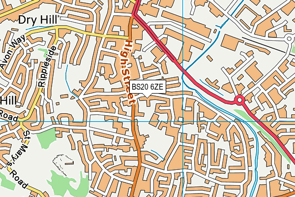 BS20 6ZE map - OS VectorMap District (Ordnance Survey) BS20 6ZE map - OS VectorMap District (Ordnance Survey)
