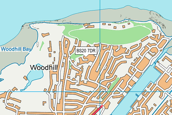BS20 7DR map - OS VectorMap District (Ordnance Survey) BS20 7DR map - OS VectorMap District (Ordnance Survey)