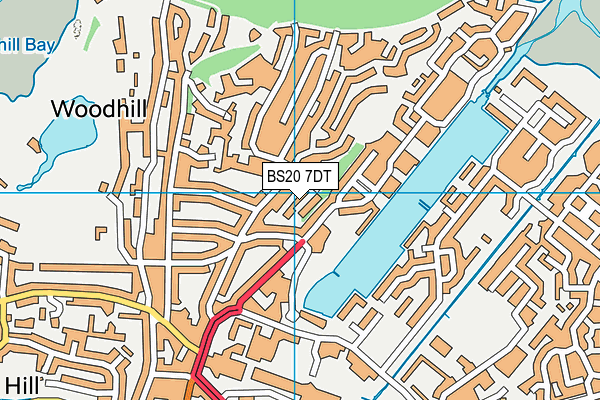 BS20 7DT map - OS VectorMap District (Ordnance Survey) BS20 7DT map - OS VectorMap District (Ordnance Survey)