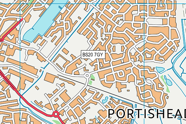 BS20 7GY map - OS VectorMap District (Ordnance Survey)