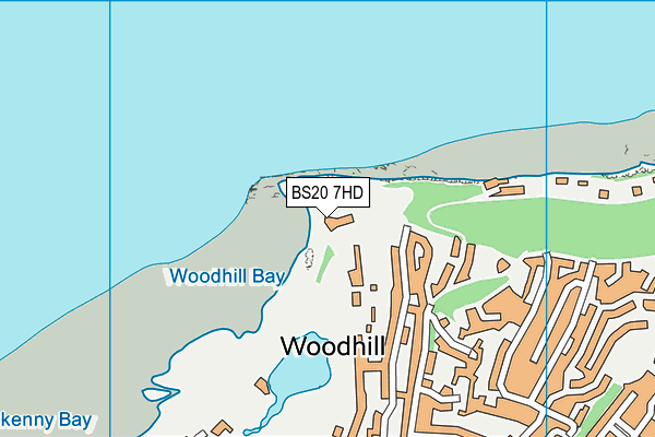 BS20 7HD map - OS VectorMap District (Ordnance Survey) BS20 7HD map - OS VectorMap District (Ordnance Survey)