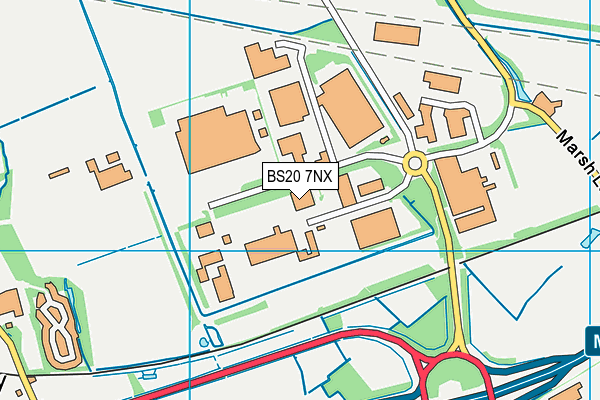 BS20 7NX map - OS VectorMap District (Ordnance Survey) BS20 7NX map - OS VectorMap District (Ordnance Survey)