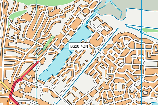 BS20 7QN map - OS VectorMap District (Ordnance Survey) BS20 7QN map - OS VectorMap District (Ordnance Survey)