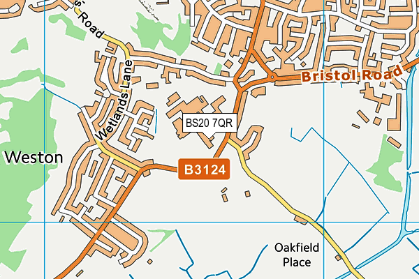BS20 7QR map - OS VectorMap District (Ordnance Survey)