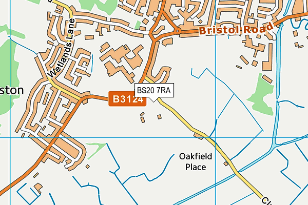 BS20 7RA map - OS VectorMap District (Ordnance Survey) BS20 7RA map - OS VectorMap District (Ordnance Survey)
