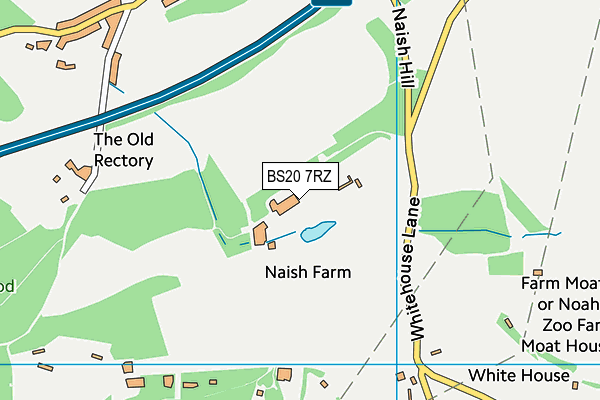 BS20 7RZ map - OS VectorMap District (Ordnance Survey)