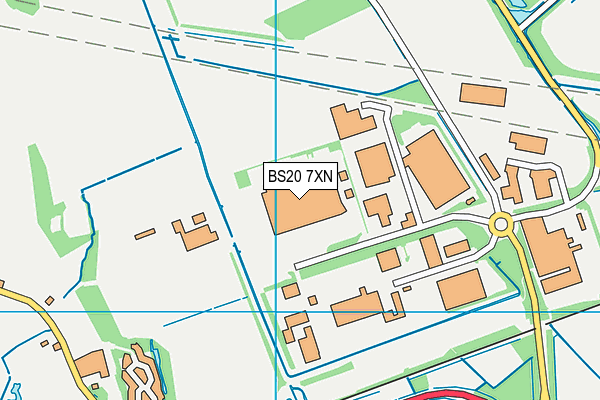 BS20 7XN map - OS VectorMap District (Ordnance Survey) BS20 7XN map - OS VectorMap District (Ordnance Survey)