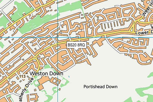 BS20 8RQ map - OS VectorMap District (Ordnance Survey) BS20 8RQ map - OS VectorMap District (Ordnance Survey)