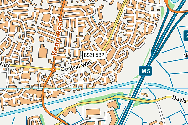 BS21 5BP map - OS VectorMap District (Ordnance Survey) BS21 5BP map - OS VectorMap District (Ordnance Survey)