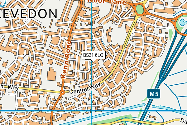 BS21 6LQ map - OS VectorMap District (Ordnance Survey) BS21 6LQ map - OS VectorMap District (Ordnance Survey)