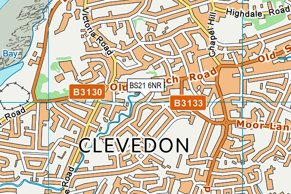BS21 6NR map - OS VectorMap District (Ordnance Survey)