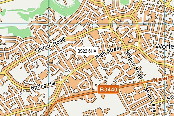 BS22 6HA map - OS VectorMap District (Ordnance Survey) BS22 6HA map - OS VectorMap District (Ordnance Survey)