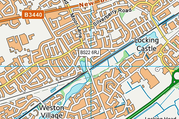 BS22 6RJ map - OS VectorMap District (Ordnance Survey) BS22 6RJ map - OS VectorMap District (Ordnance Survey)