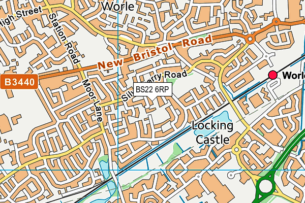BS22 6RP map - OS VectorMap District (Ordnance Survey) BS22 6RP map - OS VectorMap District (Ordnance Survey)