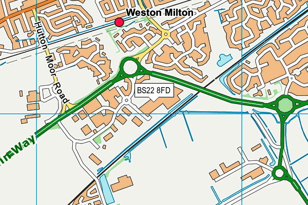 BS22 8FD map - OS VectorMap District (Ordnance Survey) BS22 8FD map - OS VectorMap District (Ordnance Survey)