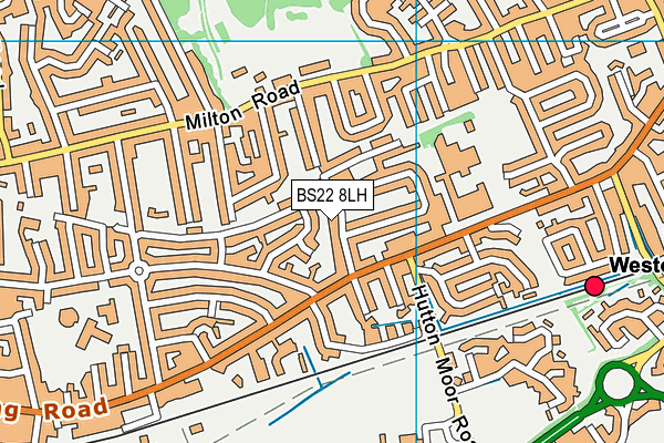 BS22 8LH map - OS VectorMap District (Ordnance Survey) BS22 8LH map - OS VectorMap District (Ordnance Survey)