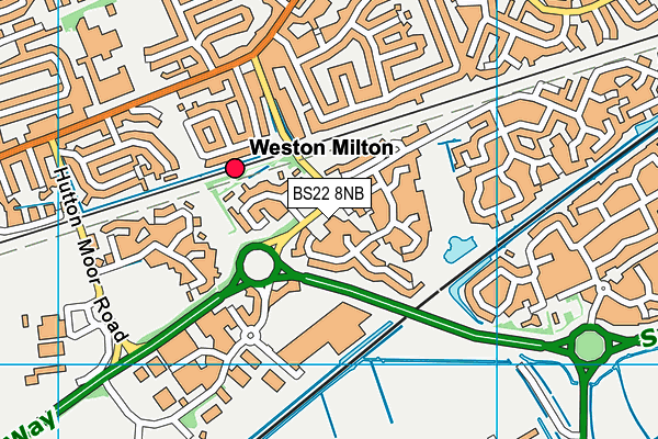 BS22 8NB map - OS VectorMap District (Ordnance Survey) BS22 8NB map - OS VectorMap District (Ordnance Survey)