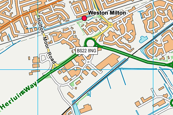 BS22 8NG map - OS VectorMap District (Ordnance Survey) BS22 8NG map - OS VectorMap District (Ordnance Survey)