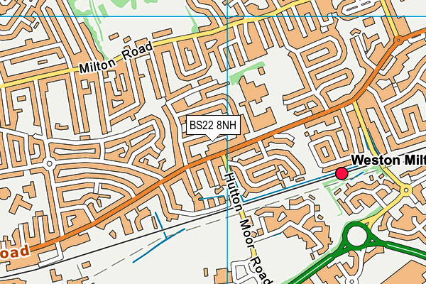 BS22 8NH map - OS VectorMap District (Ordnance Survey)