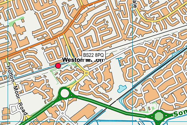BS22 8PQ map - OS VectorMap District (Ordnance Survey) BS22 8PQ map - OS VectorMap District (Ordnance Survey)